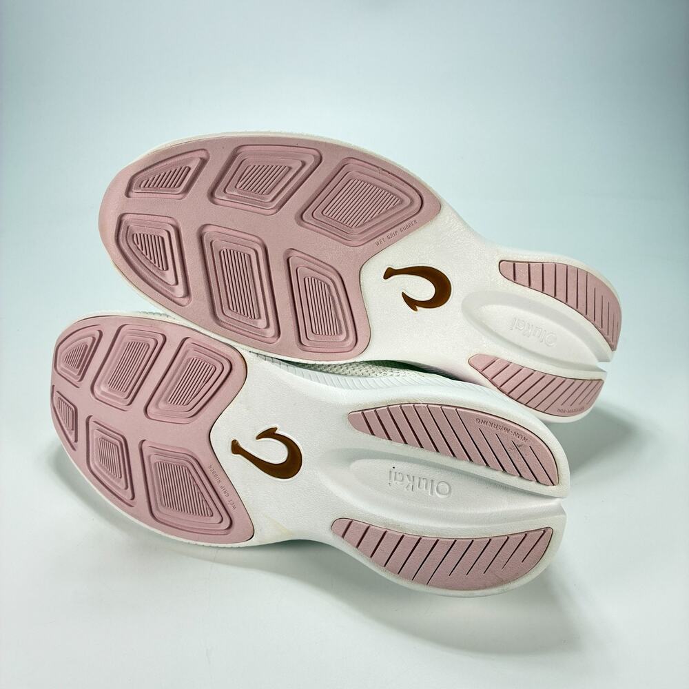 OluKai Island Hopper White Pink Cross Training Shoes 20526-WBCQ Women's Size 10 - Picture 8 of 10